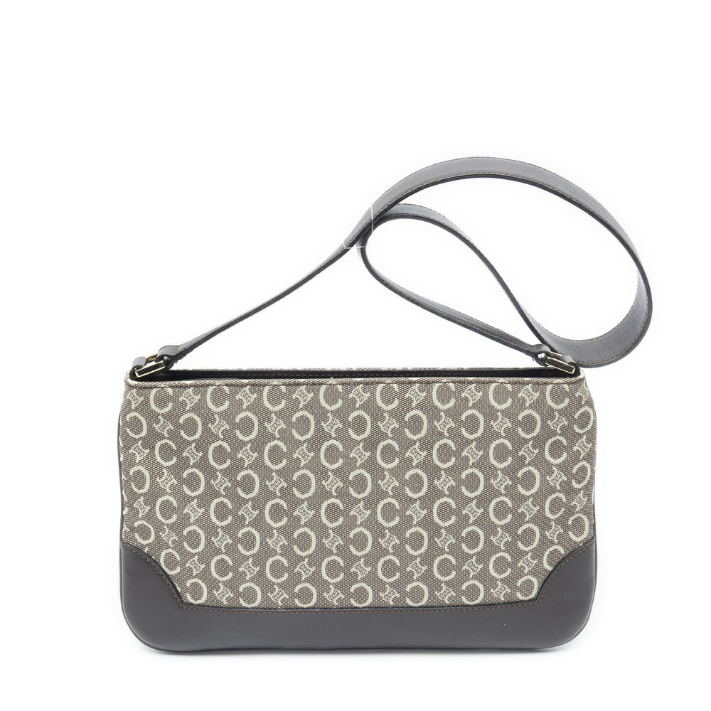 Celine Zip Flat Shoulder Bag